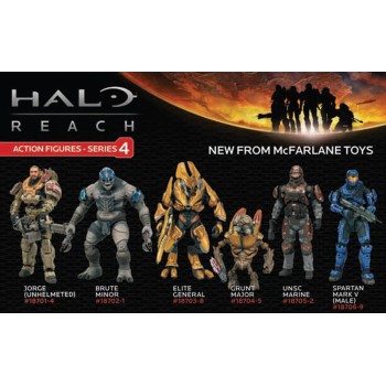 Halo Reach Series 4 6 inches Jorge (unhelmeted) AF